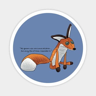 The Little Prince - Fox and Book Quote Magnet